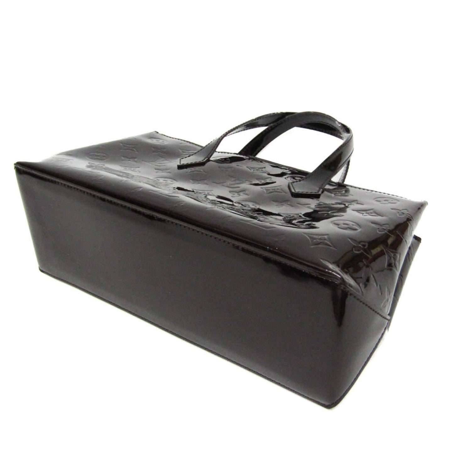 Louis Vuitton Wilshire Burgundy Patent Leather Handbag