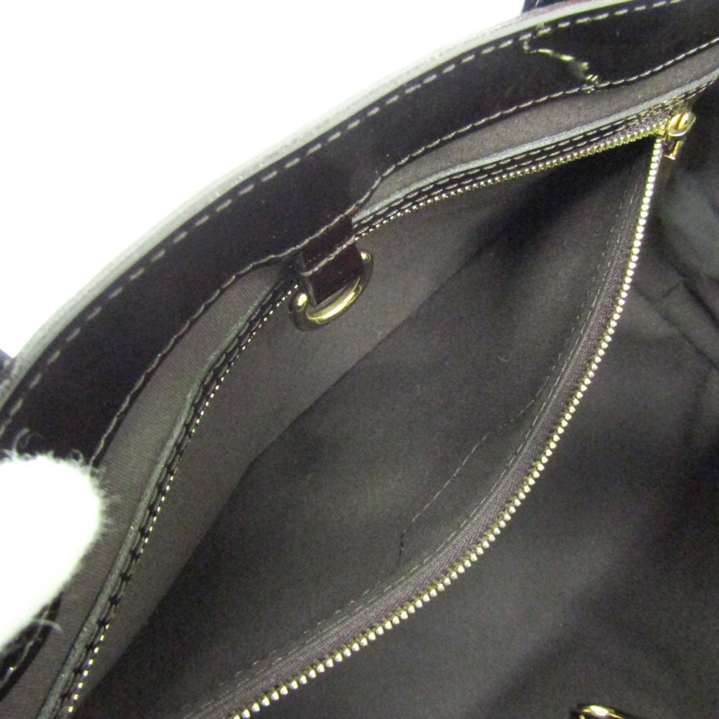 Louis Vuitton Wilshire Burgundy Patent Leather Handbag