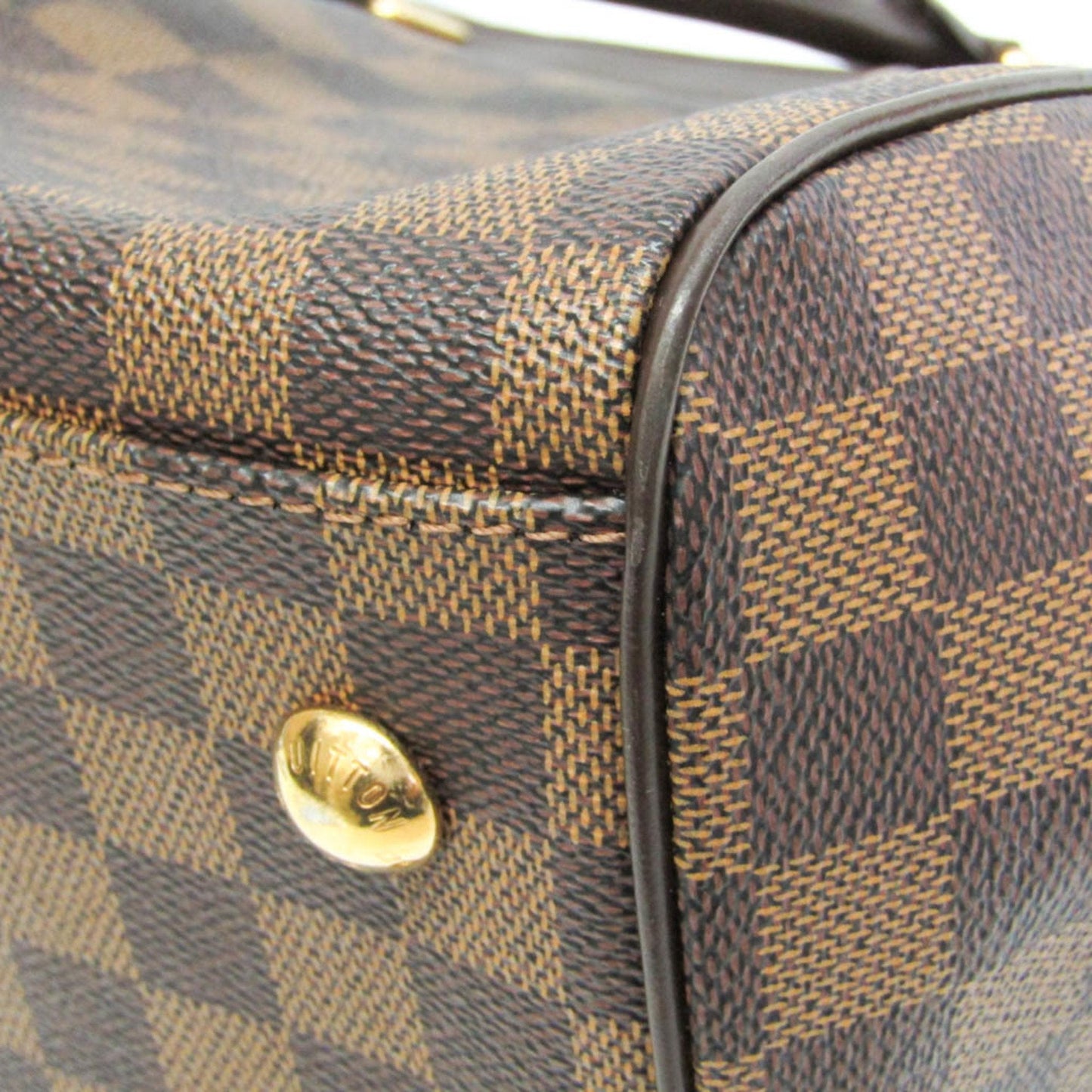 Louis Vuitton Trevi Brown Canvas Handbag