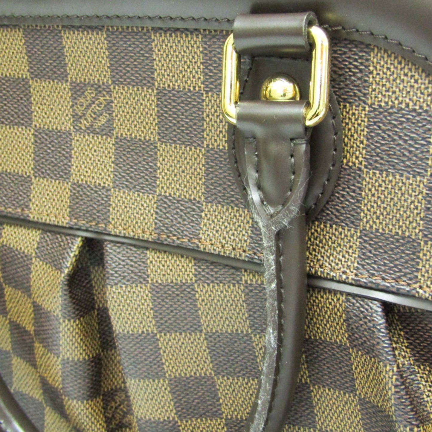 Louis Vuitton Trevi Brown Canvas Handbag