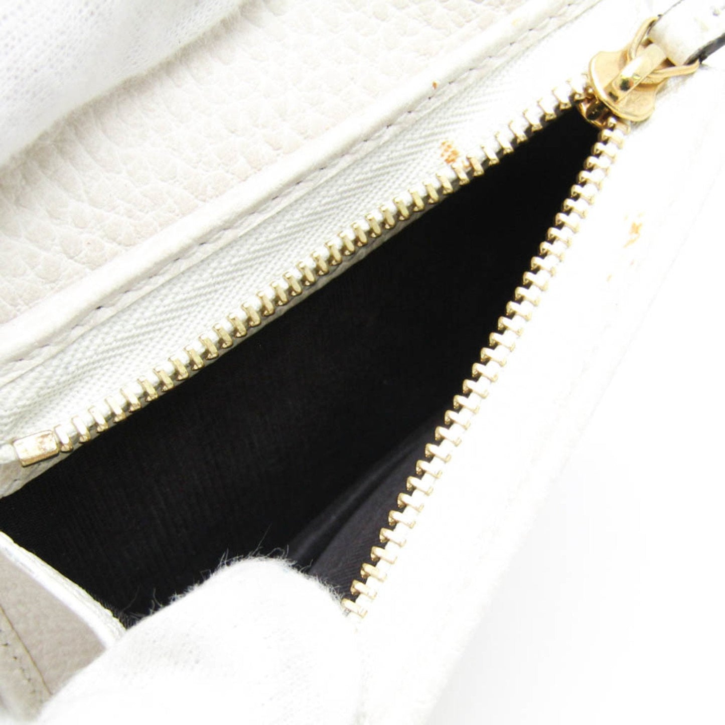 Gucci Gg Marmont White Leather Wallet