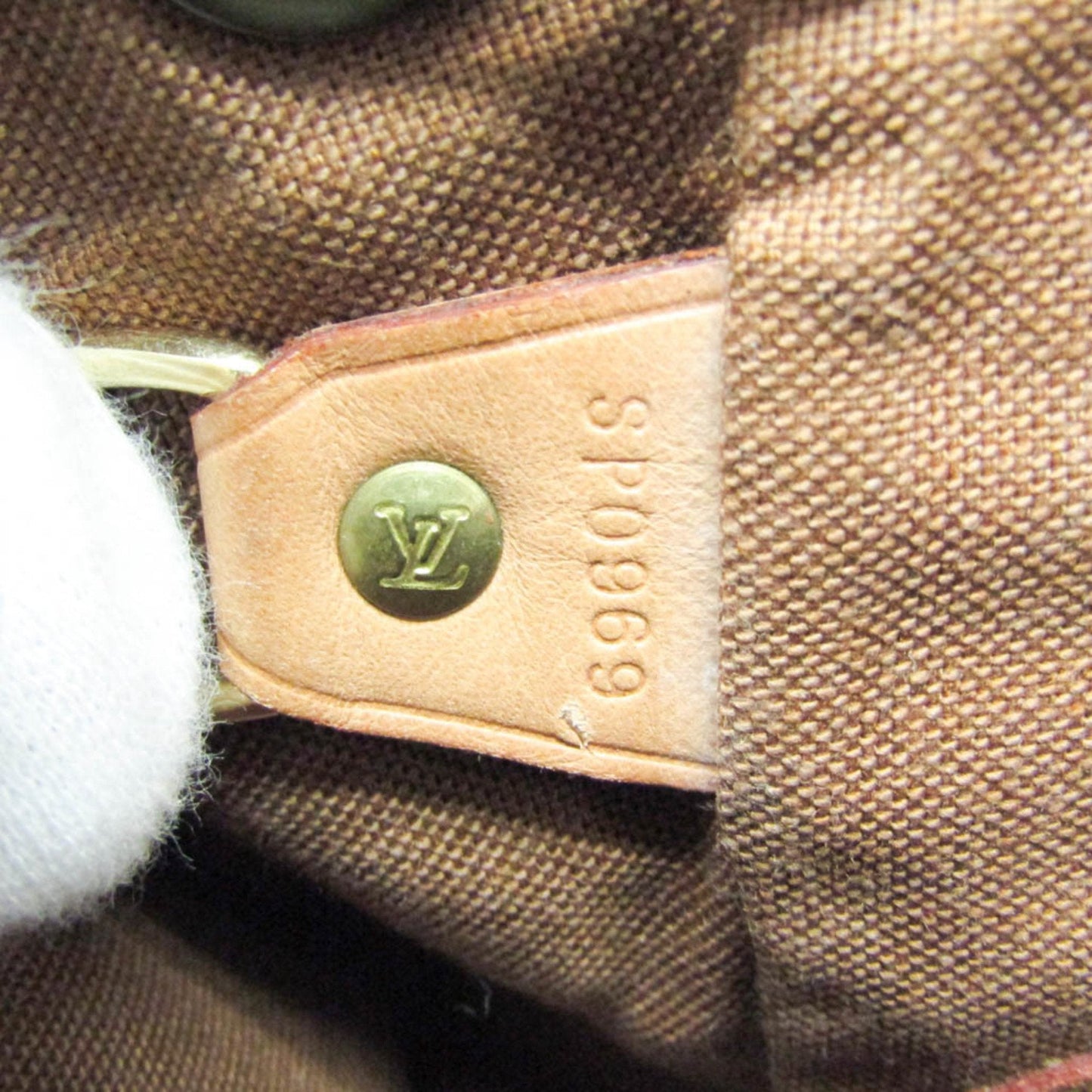 Louis Vuitton Montsouris Mm Brown Canvas Backpack Bag