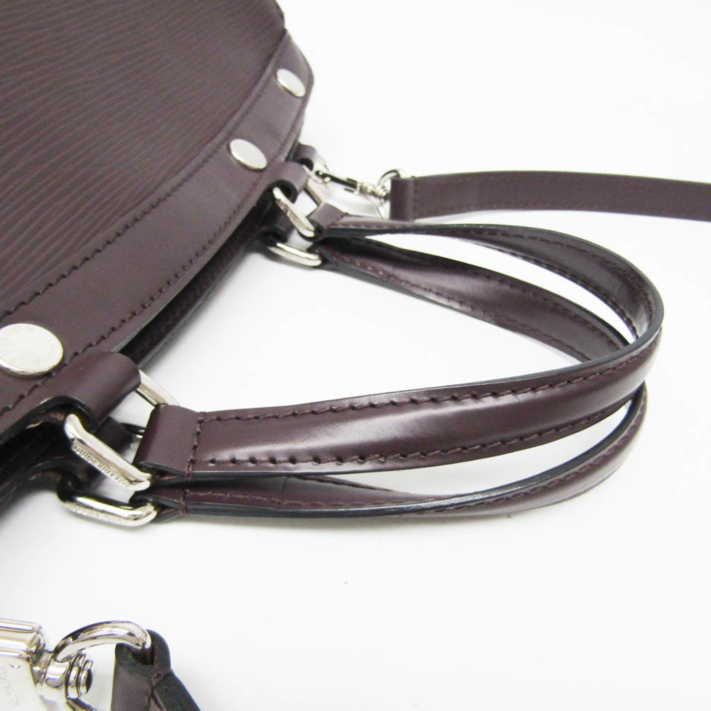 Louis Vuitton Brea Burgundy Leather Handbag