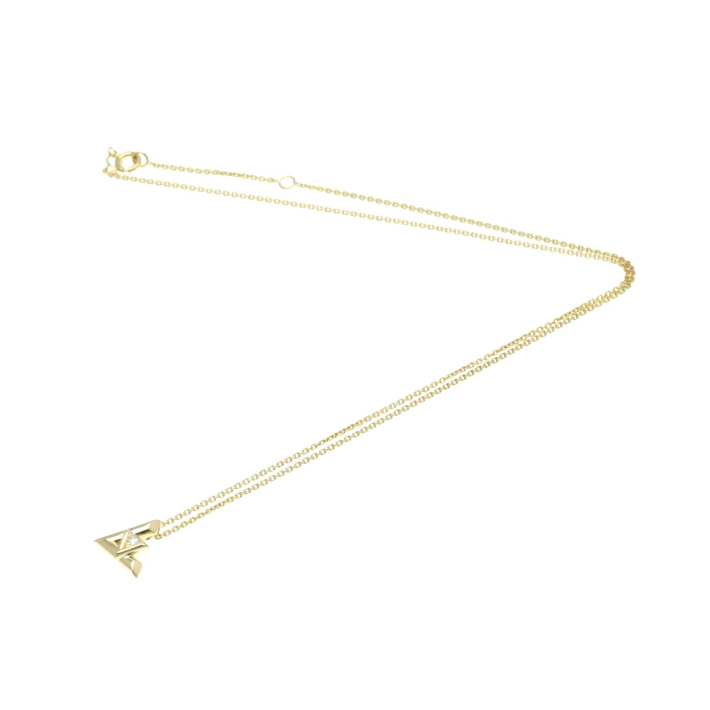 Louis Vuitton Lv Volt One Gold Yellow Gold Necklace Jewelry ()