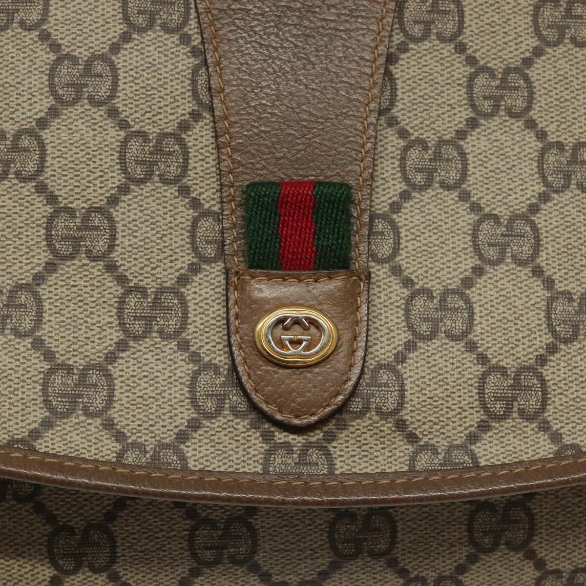 Gucci Sherry Beige Canvas Clutch Bag