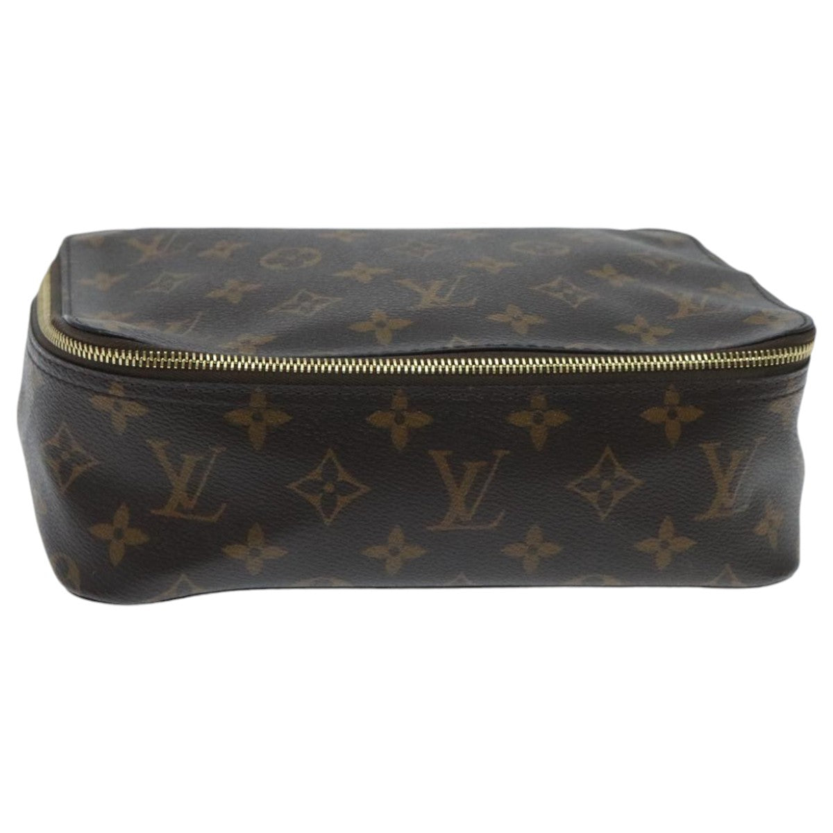Louis Vuitton Cube Brown Canvas Clutch Bag