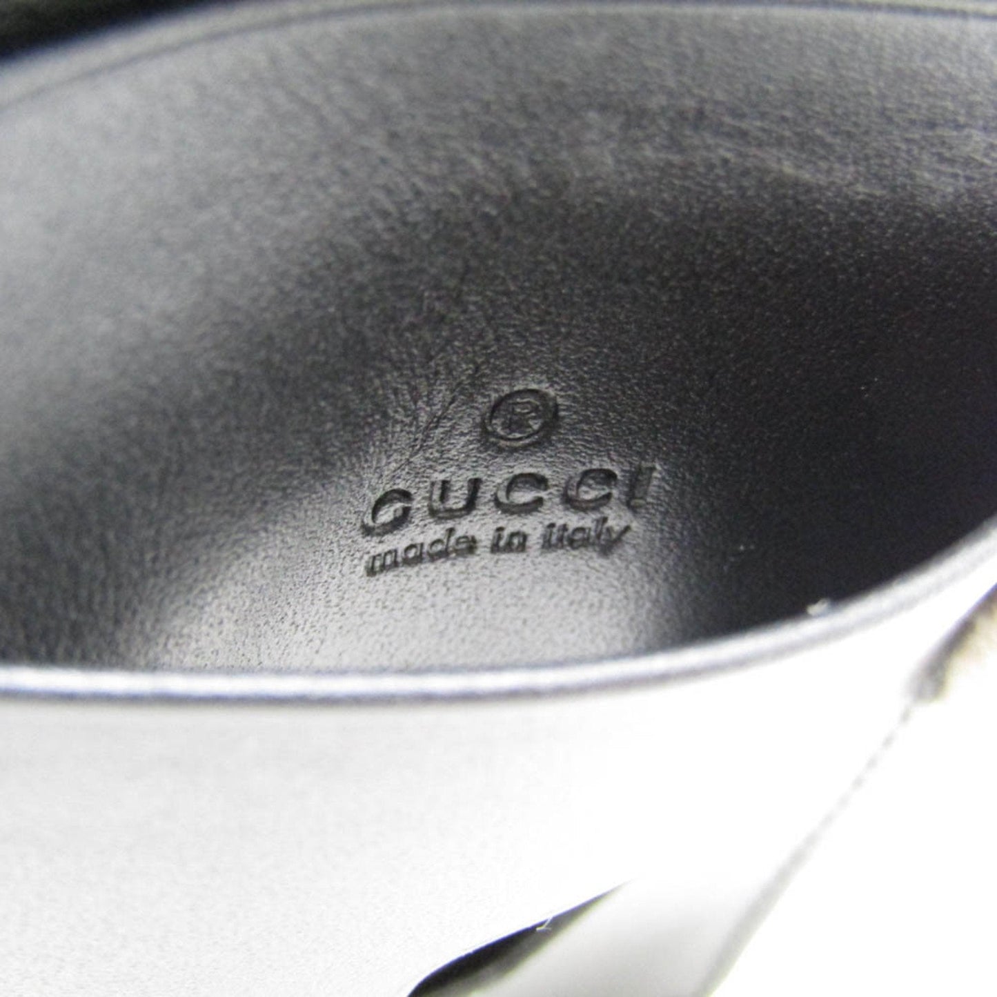 Gucci Logo Black Leather Wallet