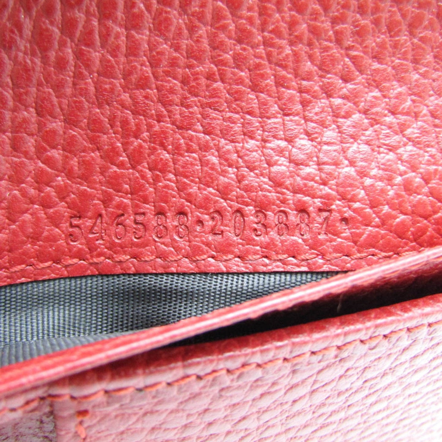 Gucci Marmont Red Leather Wallet