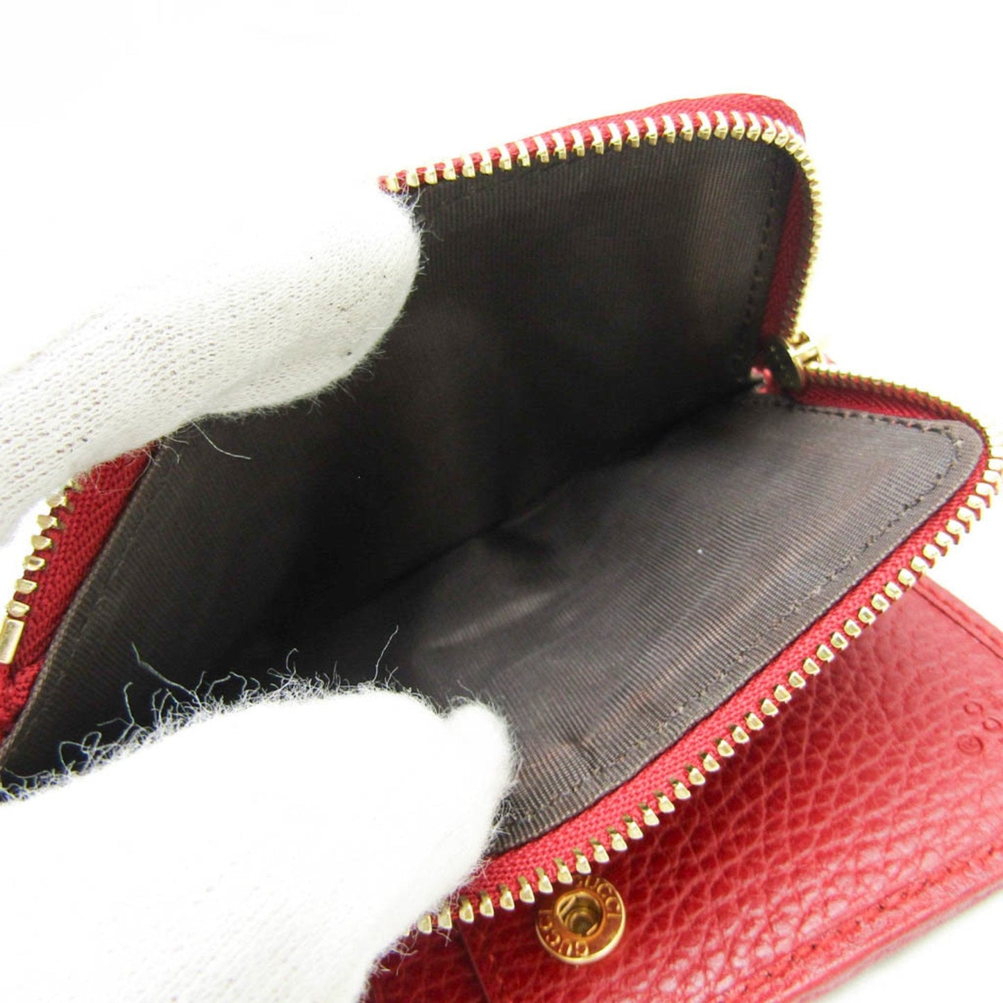 Gucci Marmont Red Leather Wallet