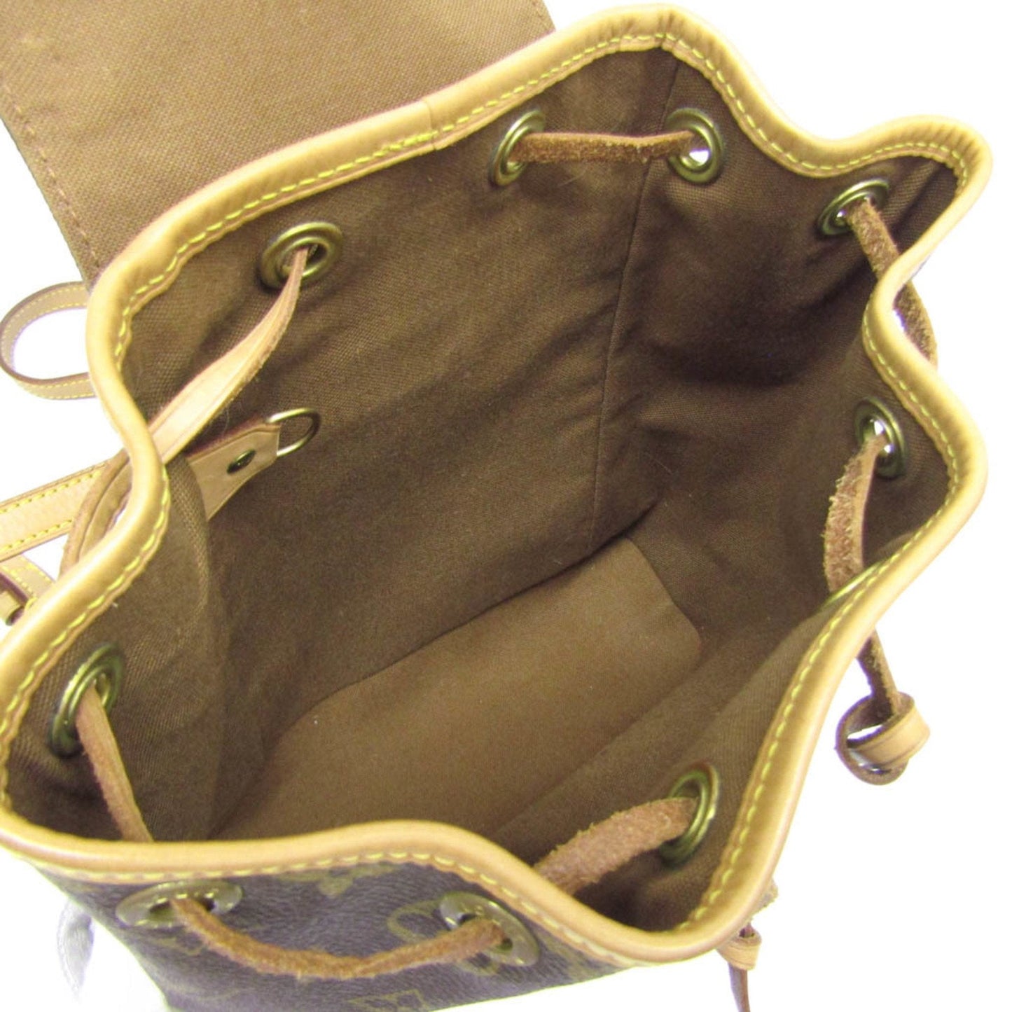 Louis Vuitton Brown Canvas Backpack Bag