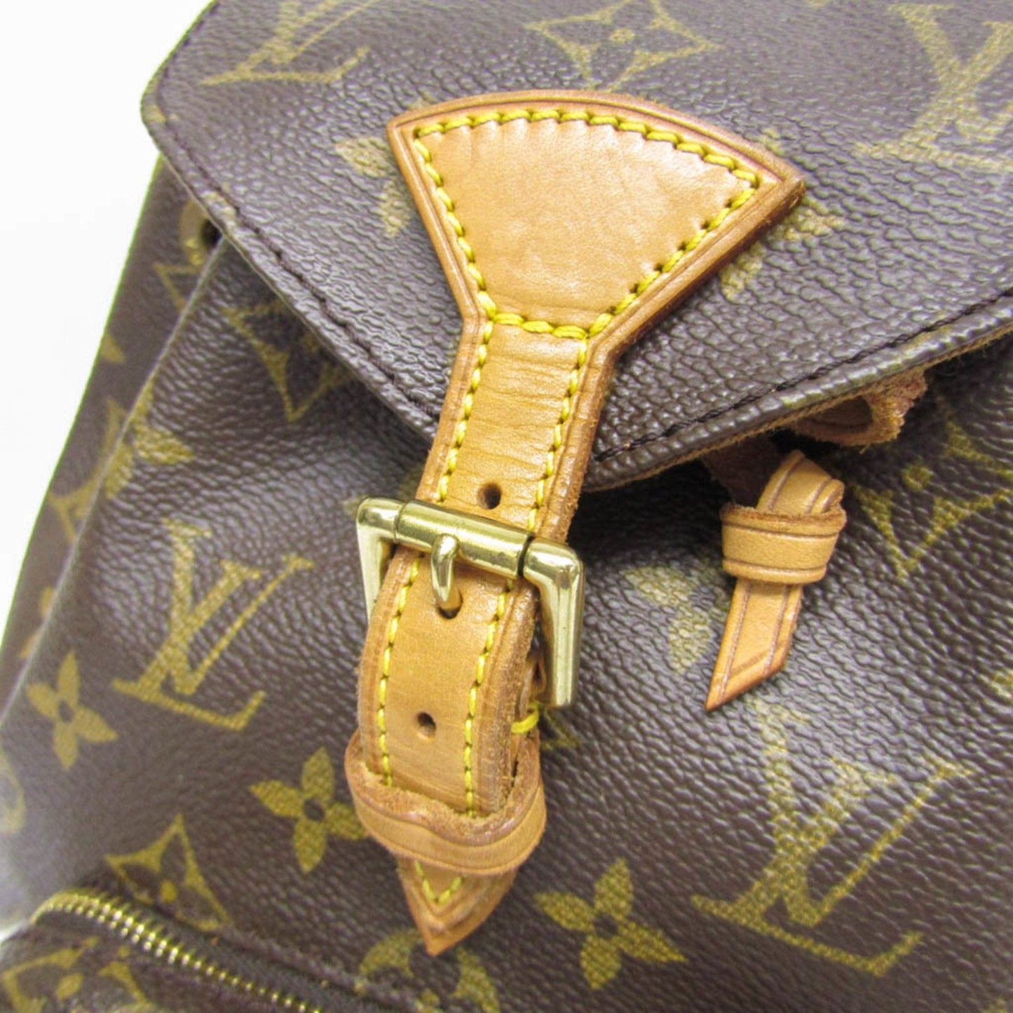 Louis Vuitton Brown Canvas Backpack Bag