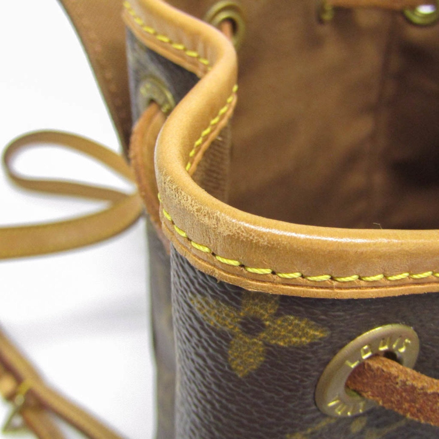 Louis Vuitton Brown Canvas Backpack Bag