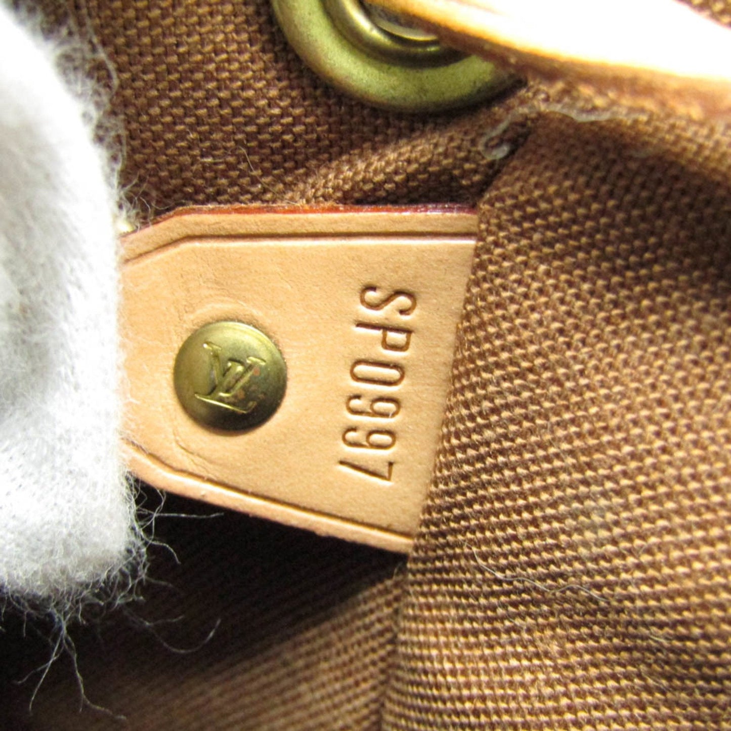 Louis Vuitton Brown Canvas Backpack Bag