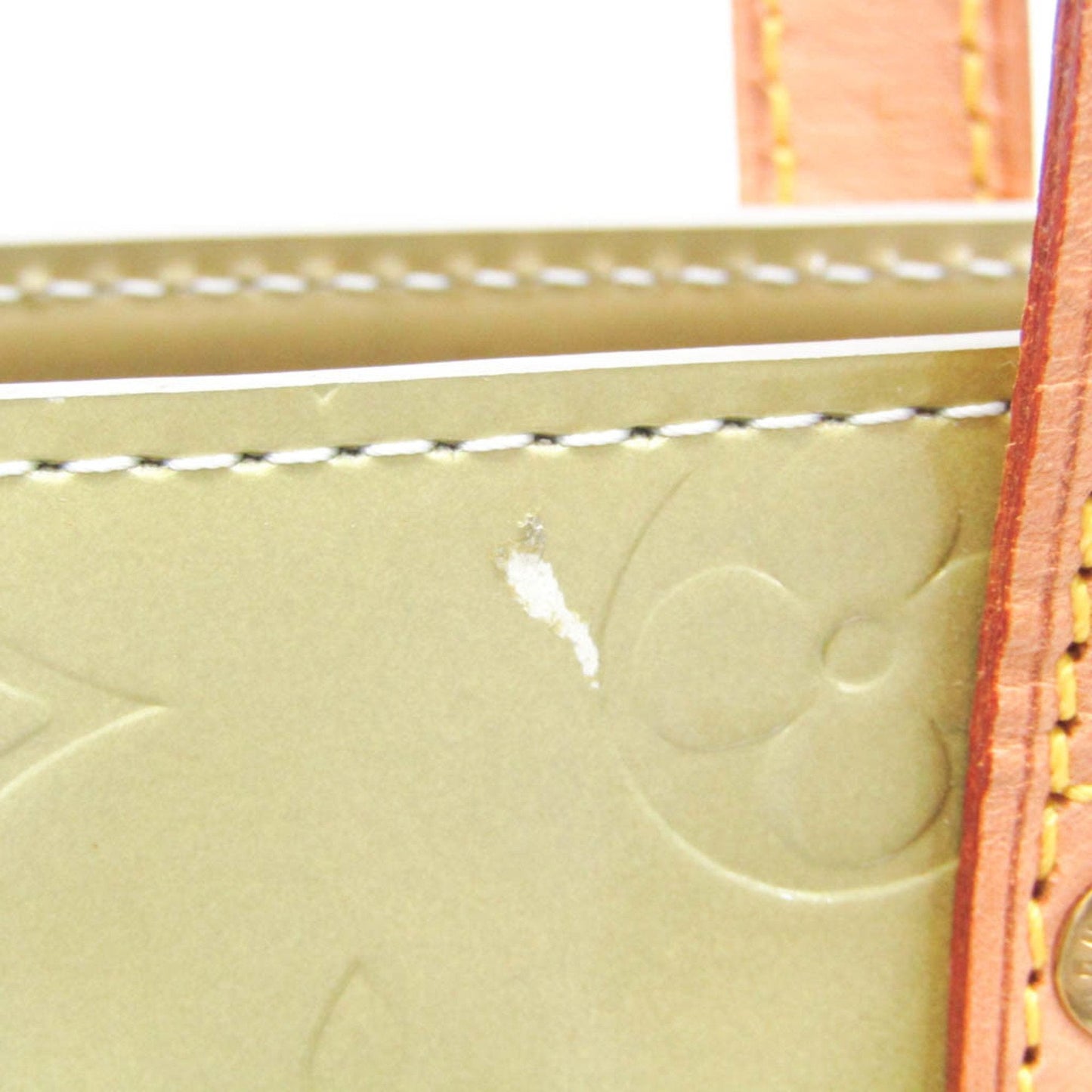 Louis Vuitton Reade Green Patent Leather Tote Bag