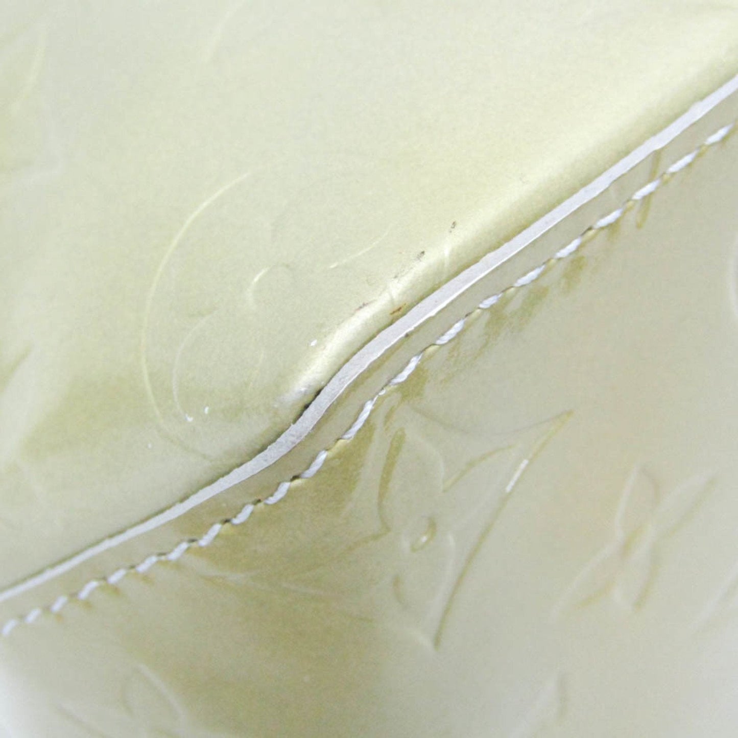 Louis Vuitton Reade Green Patent Leather Tote Bag