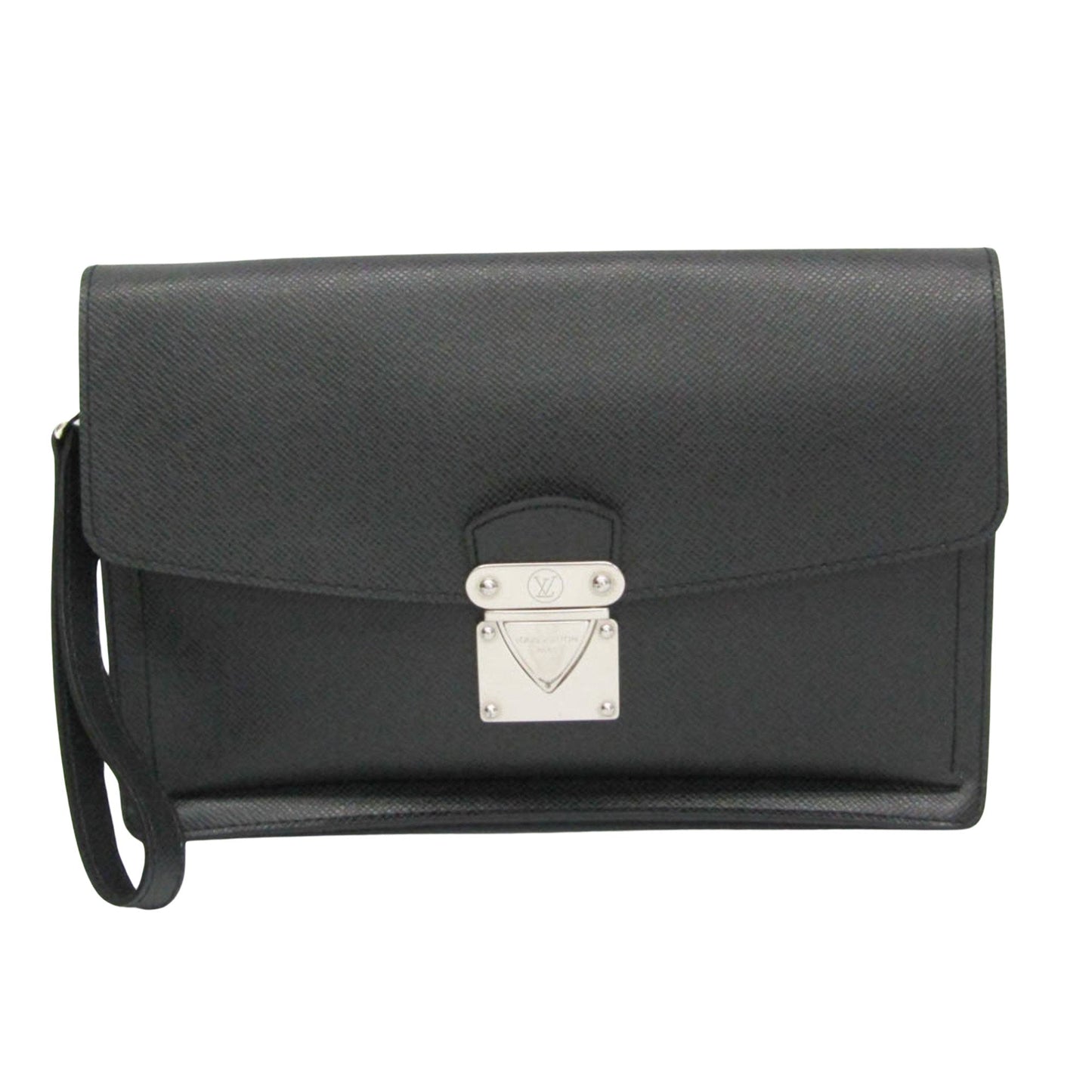 Louis Vuitton Veraiya Black Leather Clutch Bag ()