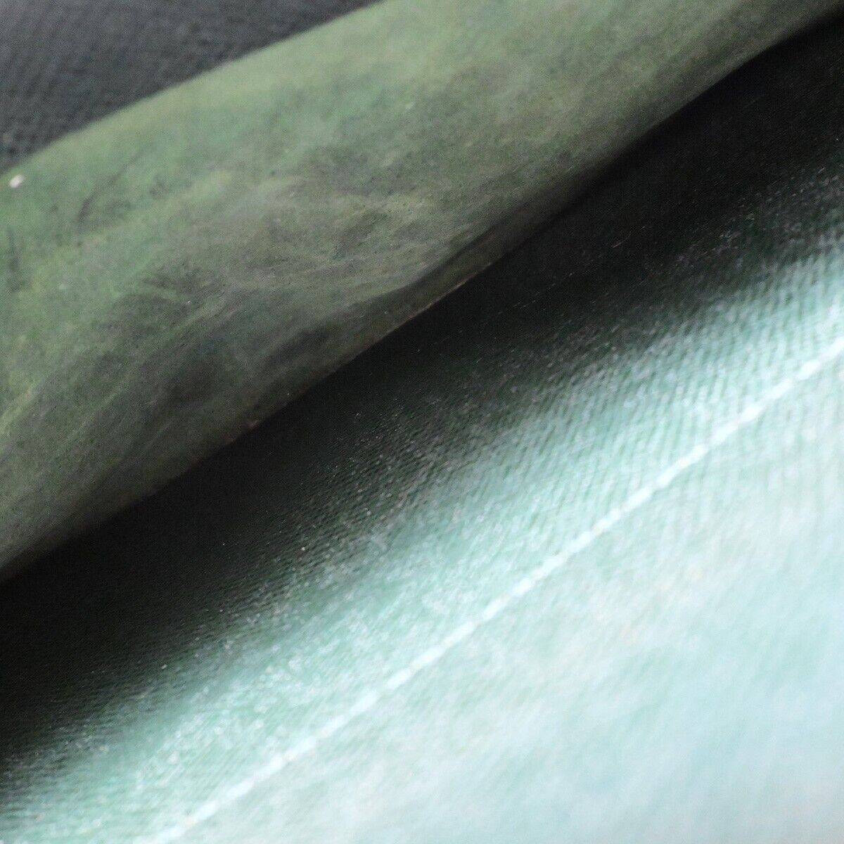 Louis Vuitton Serviette Kourad Green Leather Briefcase Bag