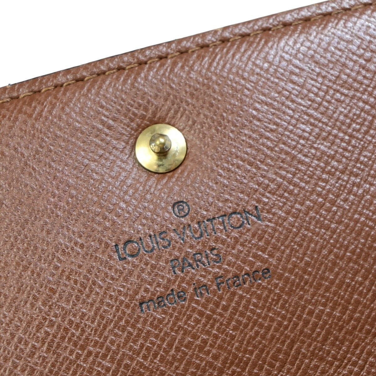 Louis Vuitton Trésor Brown Canvas Wallet