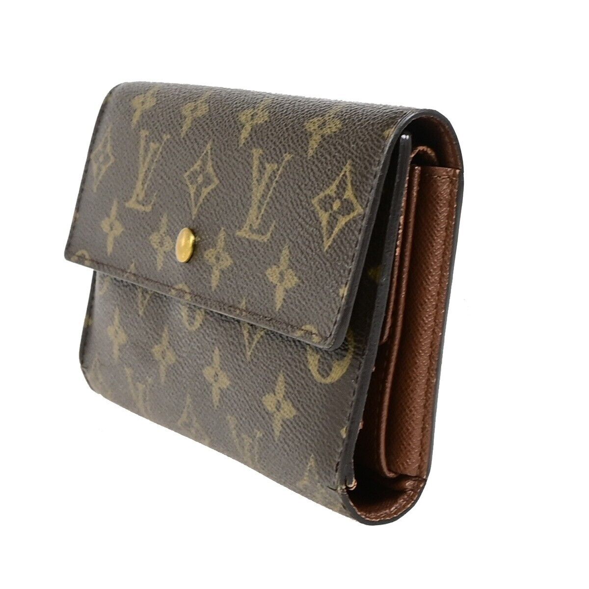 Louis Vuitton Trésor Brown Canvas Wallet