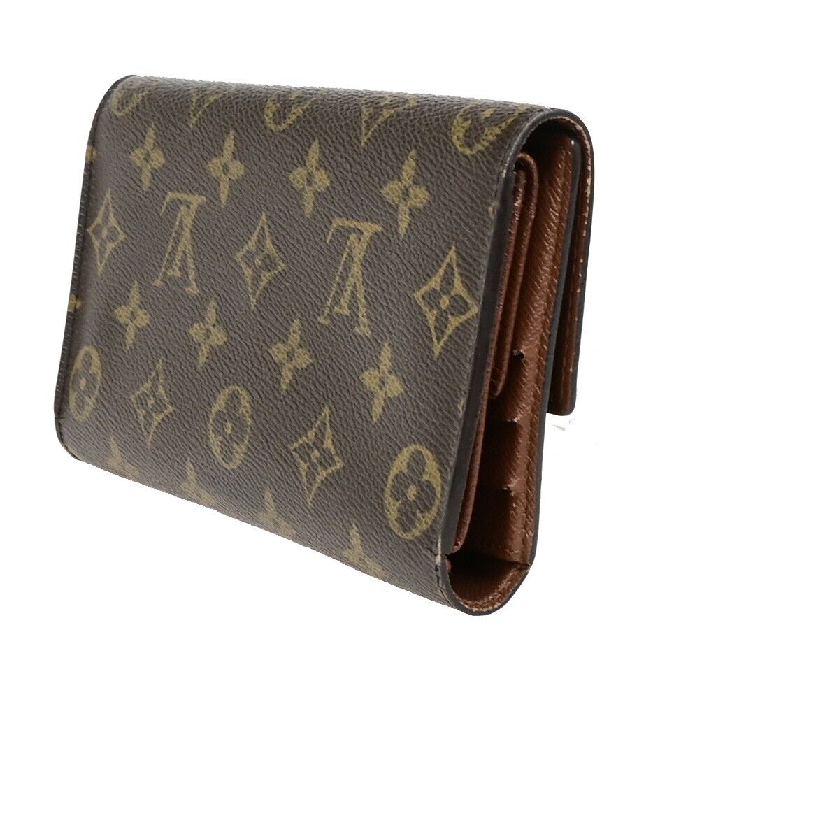 Louis Vuitton Trésor Brown Canvas Wallet