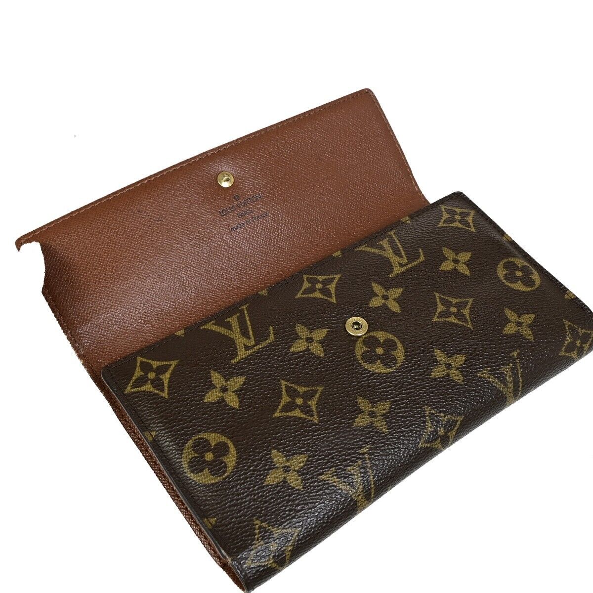 Louis Vuitton Trésor Brown Canvas Wallet