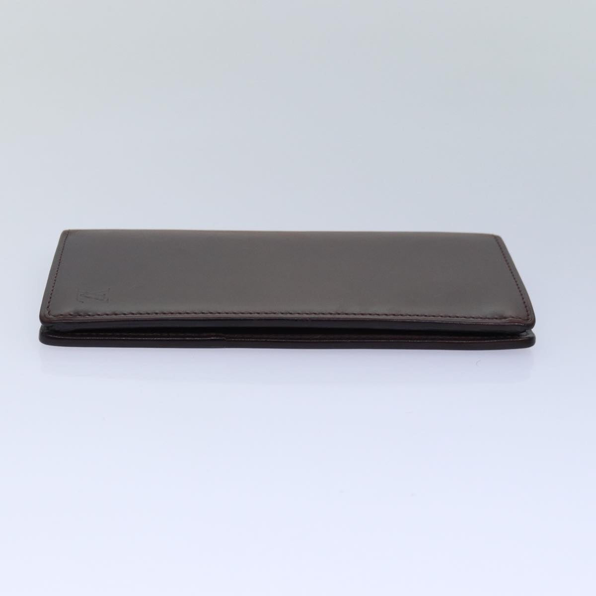 Louis Vuitton Brazza Brown Leather Wallet