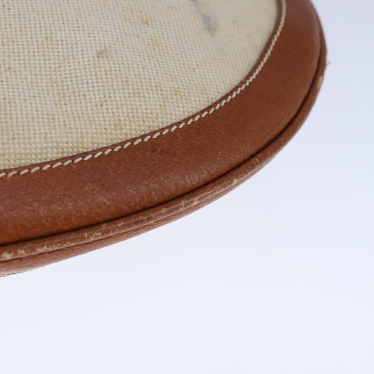 Gucci Vintage Beige Canvas Shoulder Bag