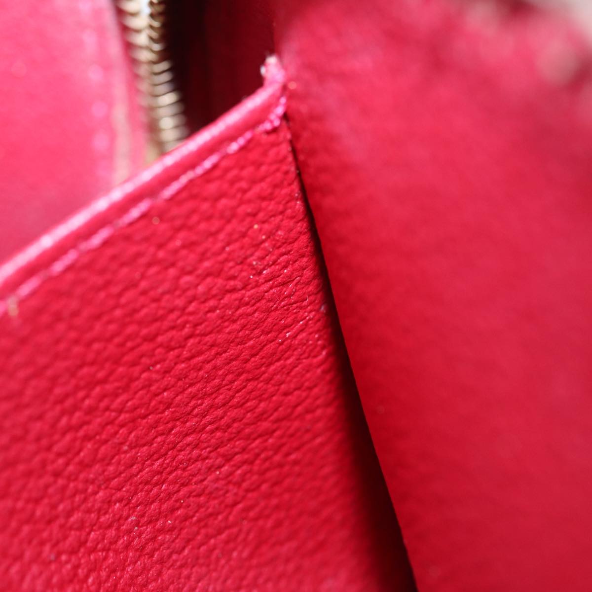 Louis Vuitton Cosmetic Pouch Red Patent Leather Clutch Bag