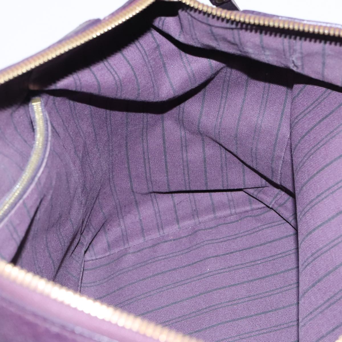 Louis Vuitton Lumineuse Purple Leather Shoulder Bag