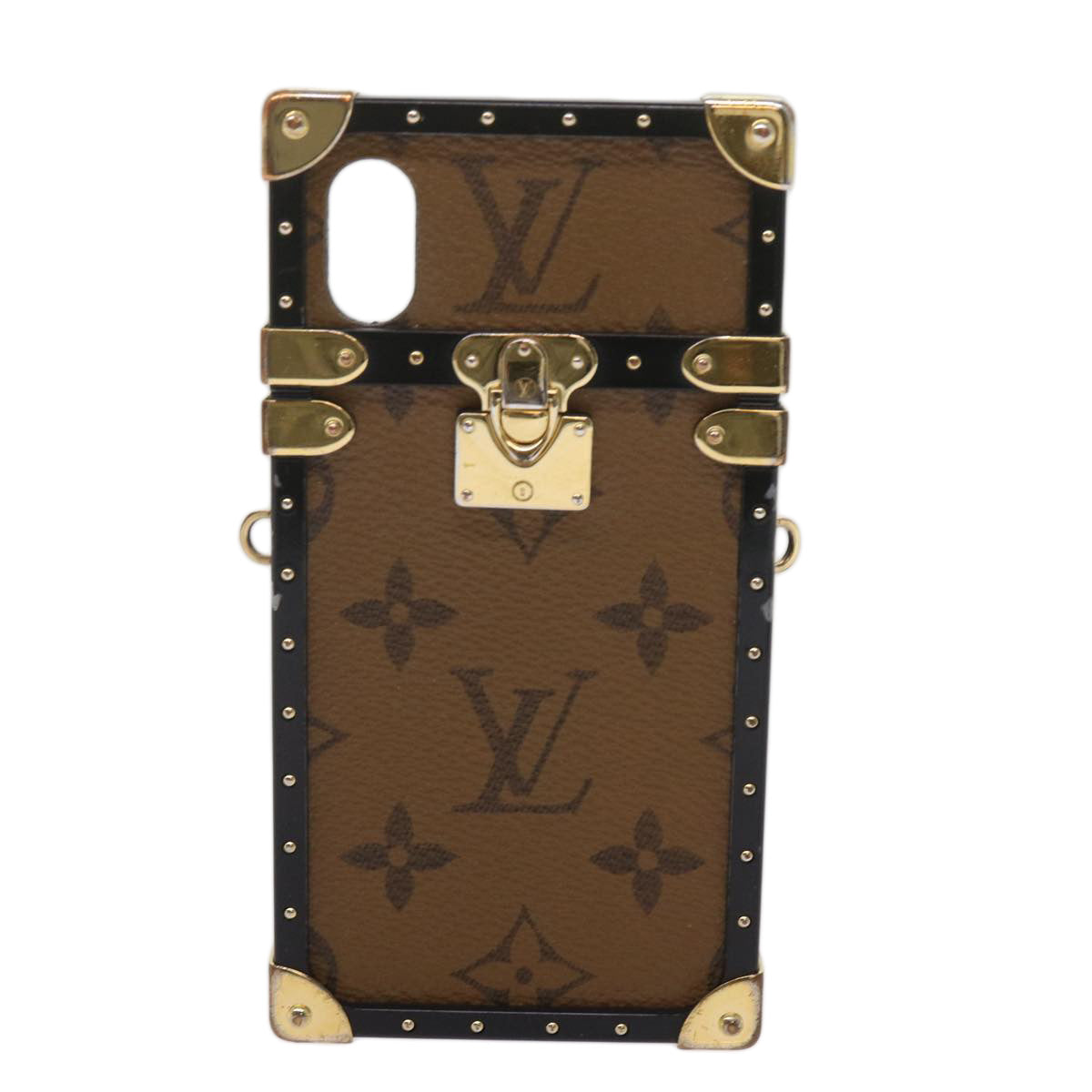 Louis Vuitton Etui Iphone Brown Canvas Phone Jewelry