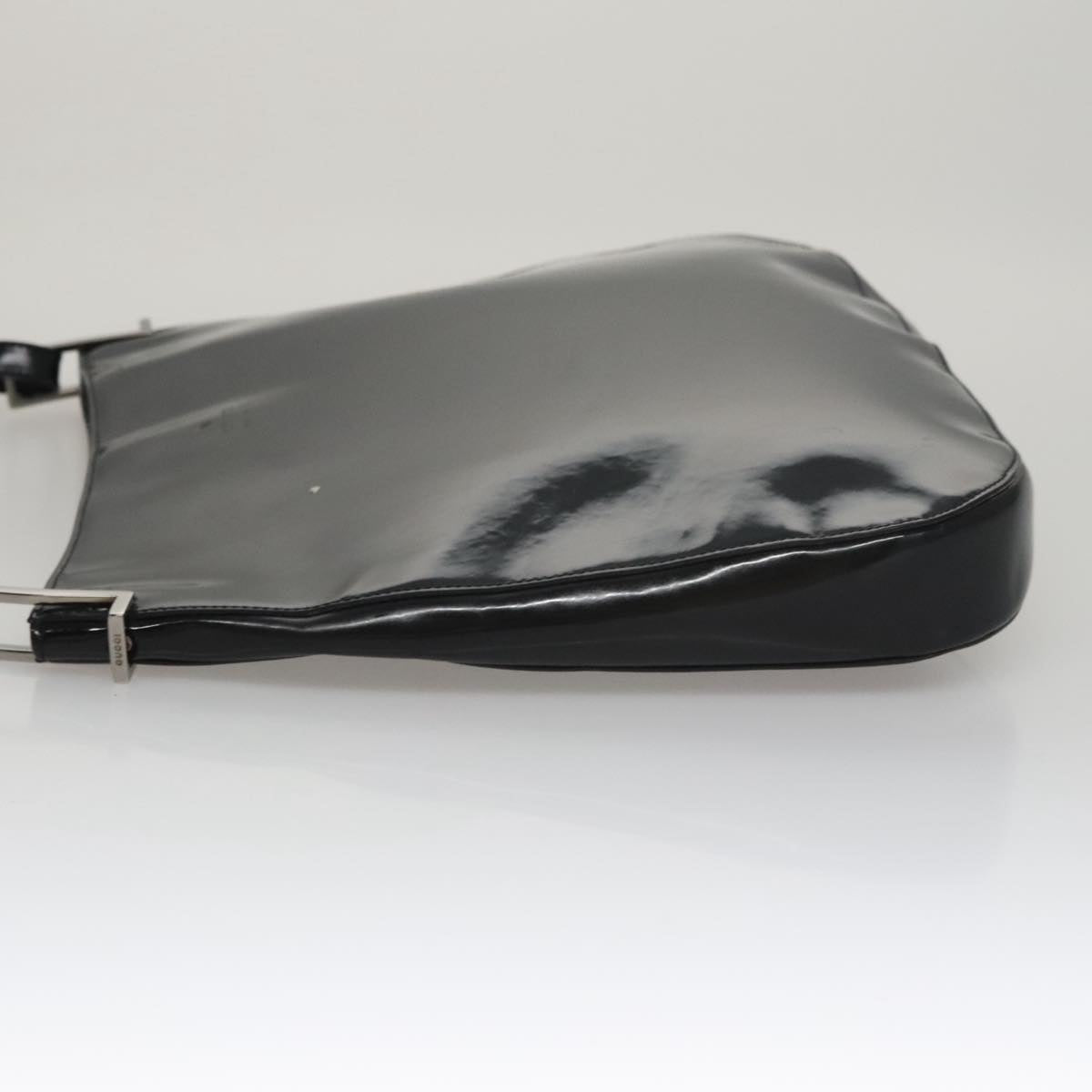 Gucci Black Patent Leather Shoulder Bag