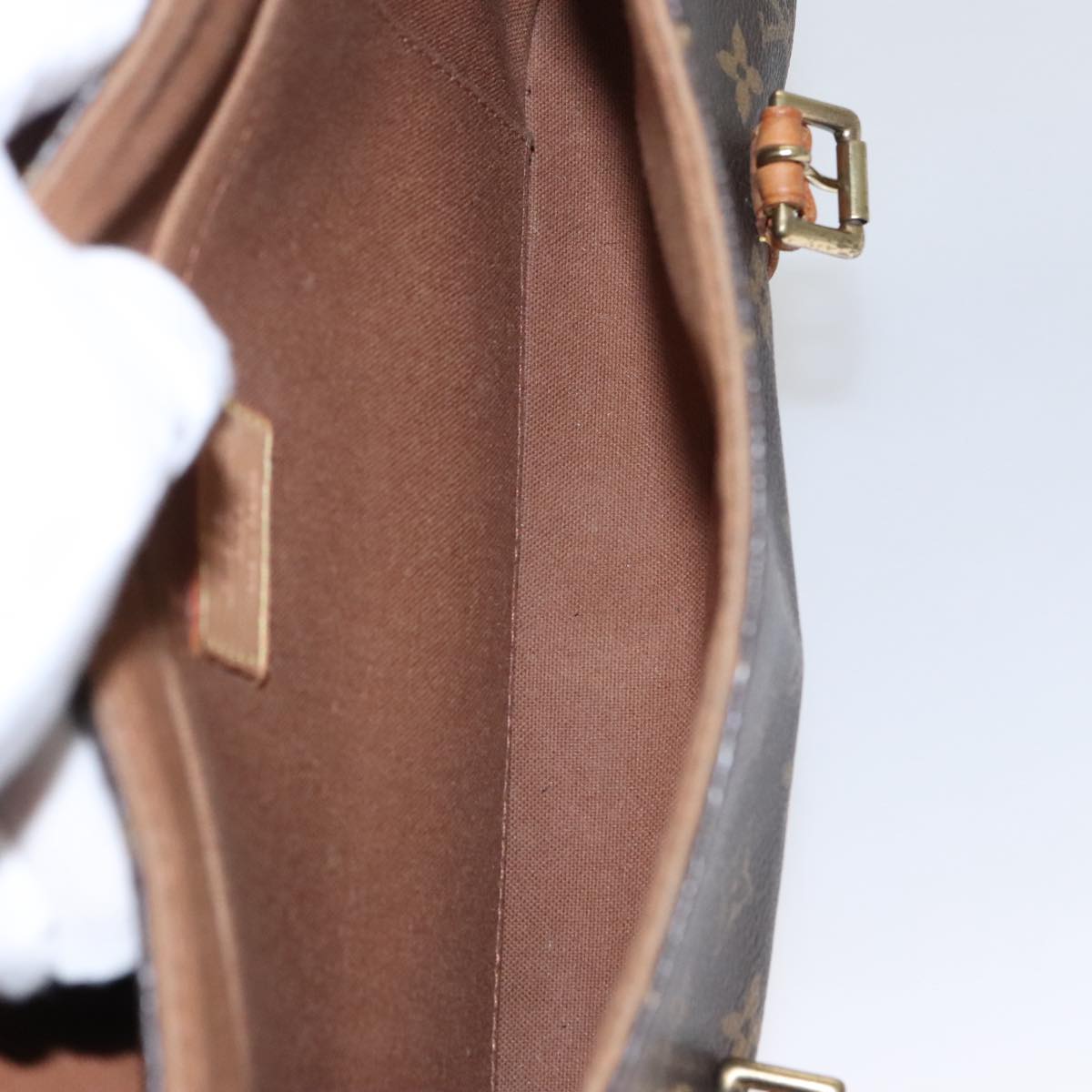 Louis Vuitton Marelle Brown Canvas Backpack Bag