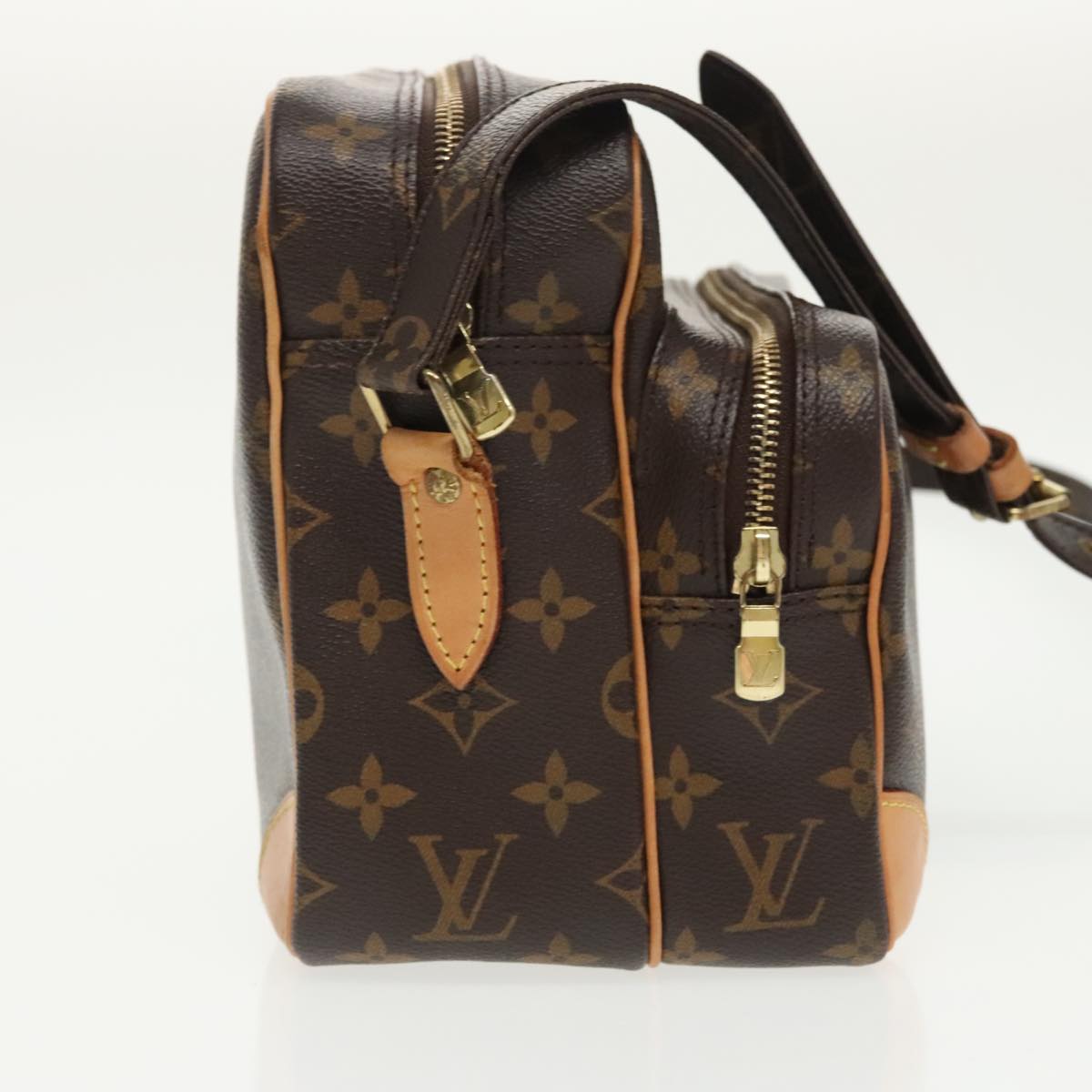 Louis Vuitton Nile Brown Canvas Shoulder Bag