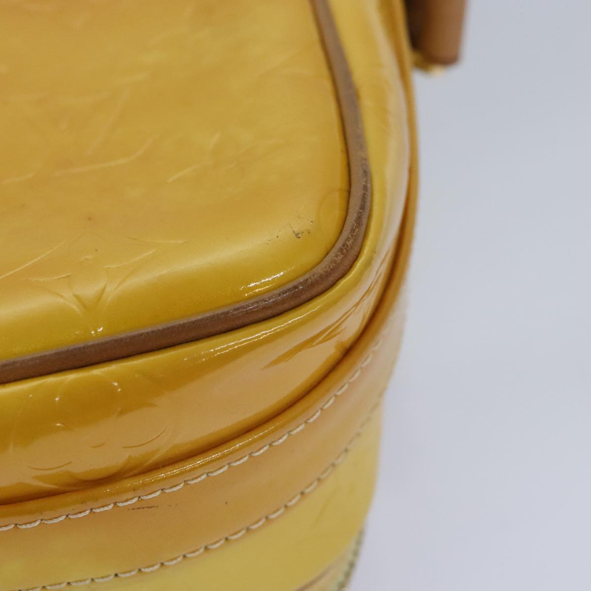 Louis Vuitton Wooster Yellow Patent Leather Shoulder Bag