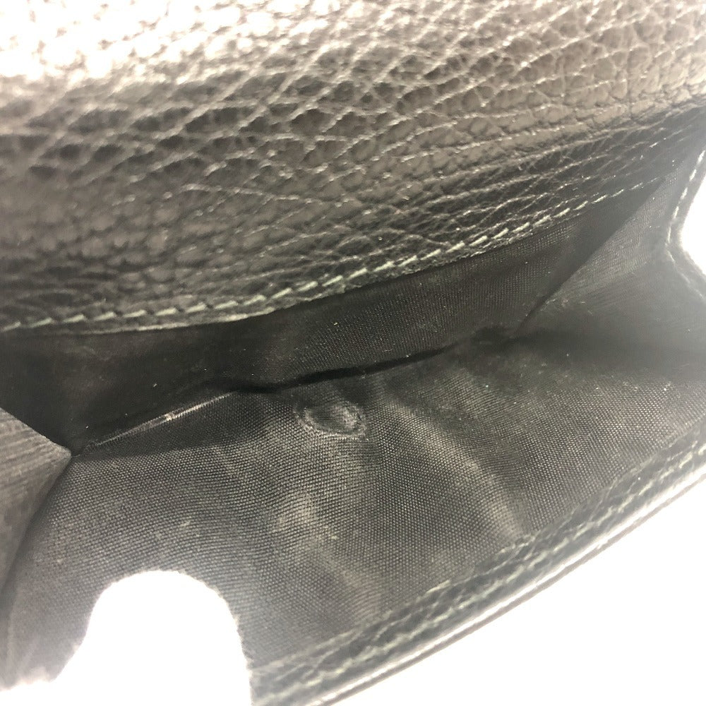Gucci Black Leather Wallet (Tri-Fold)