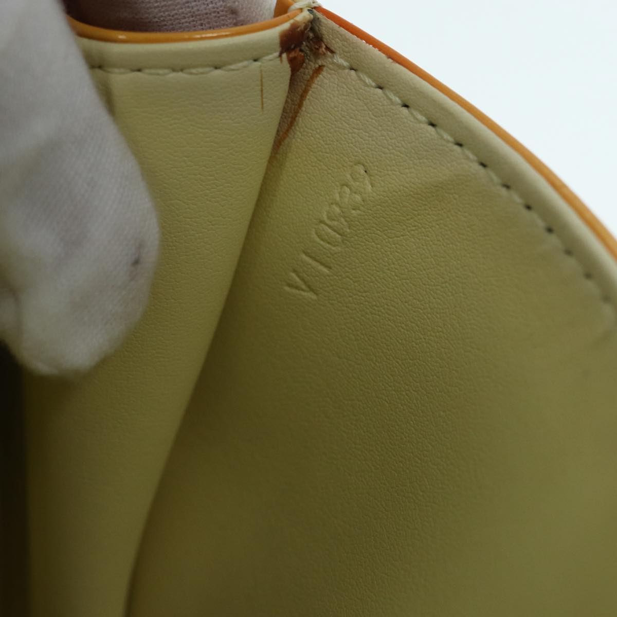 Louis Vuitton Spring Street Yellow Patent Leather Handbag