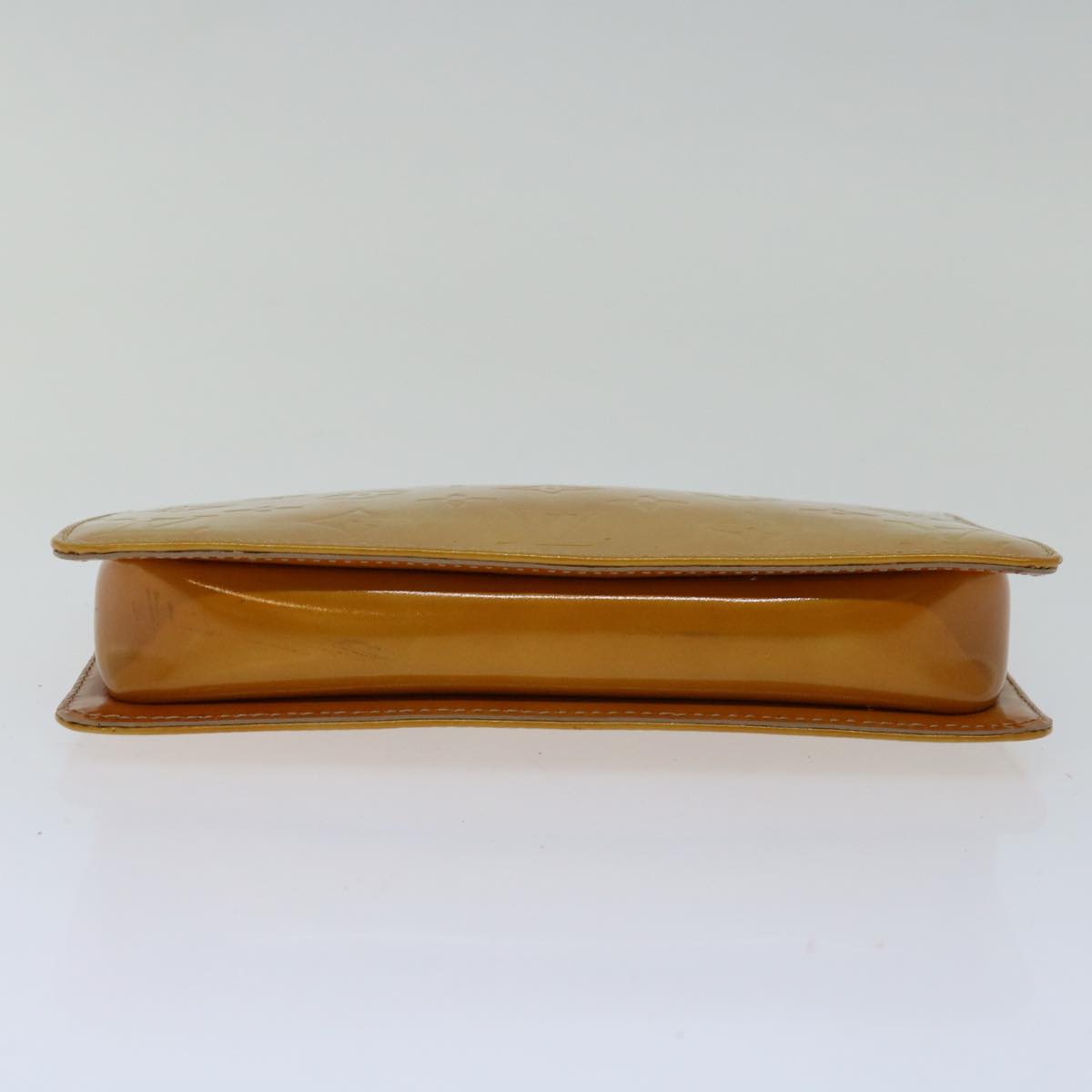 Louis Vuitton Lexington Beige Patent Leather Clutch Bag