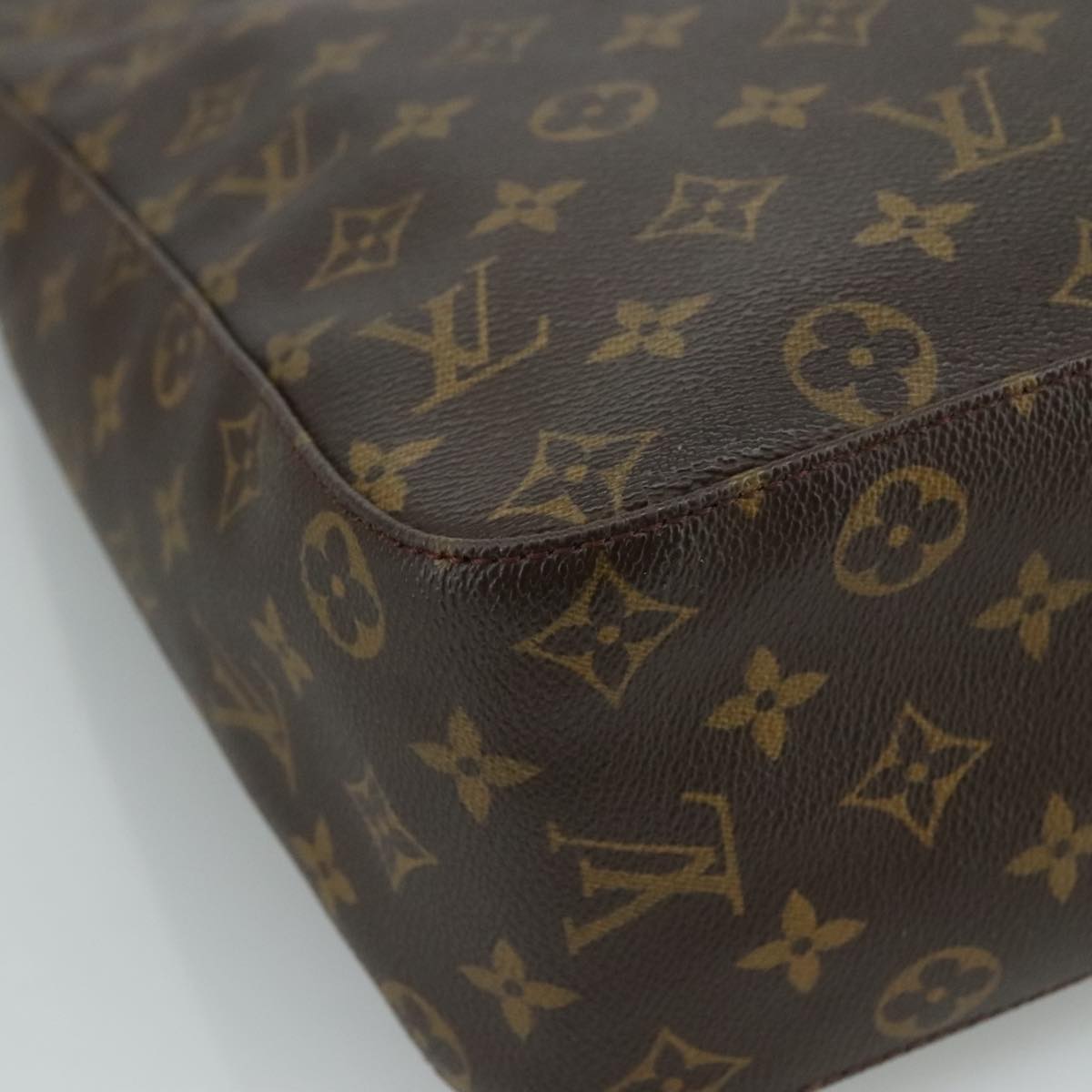 Louis Vuitton Looping Gm Brown Canvas Shoulder Bag