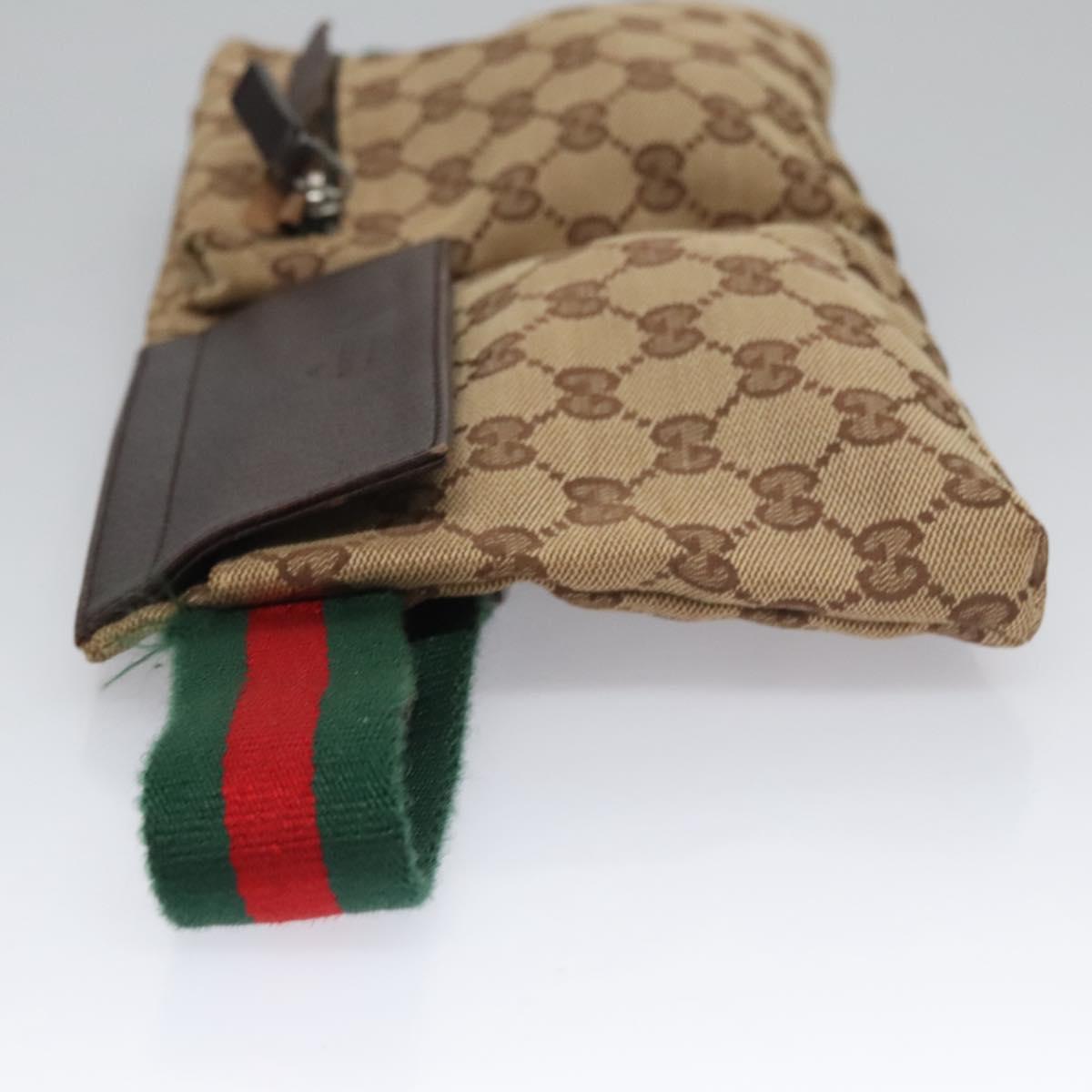 Gucci Gg Canvas Beige Canvas Shoulder Bag