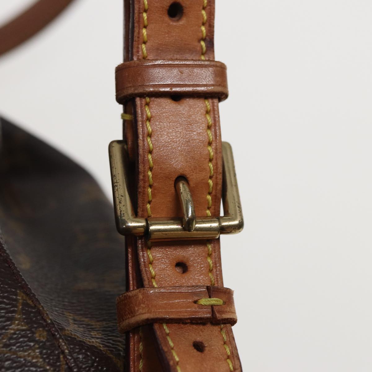 Louis Vuitton Montsouris Mm Brown Canvas Backpack Bag