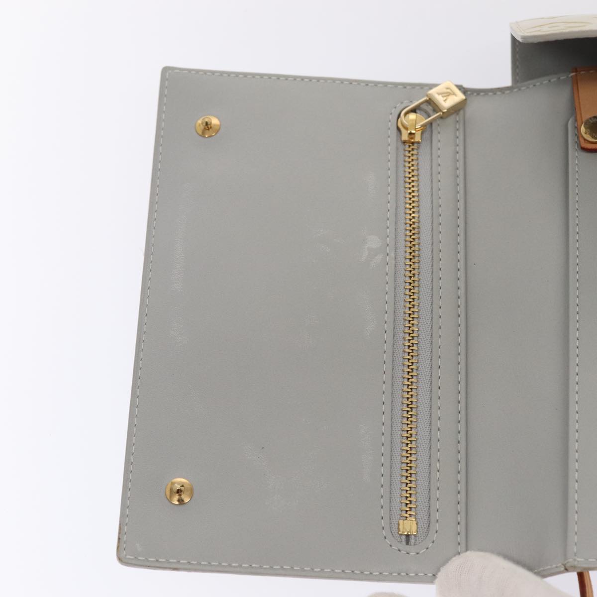 Louis Vuitton Walker Yellow Patent Leather Wallet