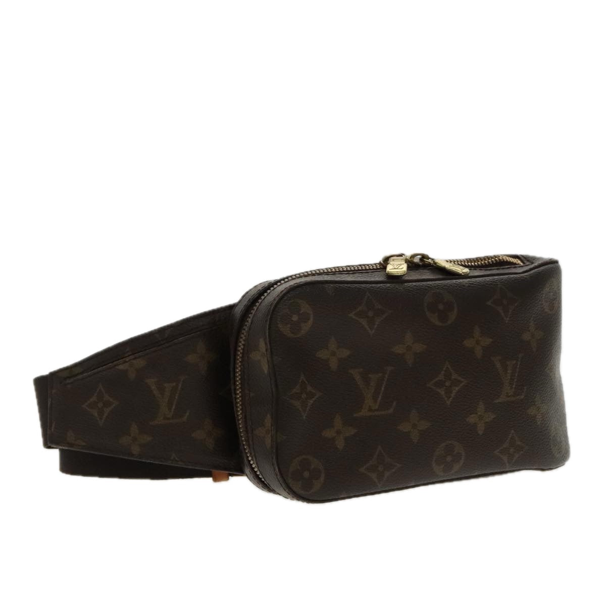 Louis Vuitton Geronimos Brown Canvas Shoulder Bag