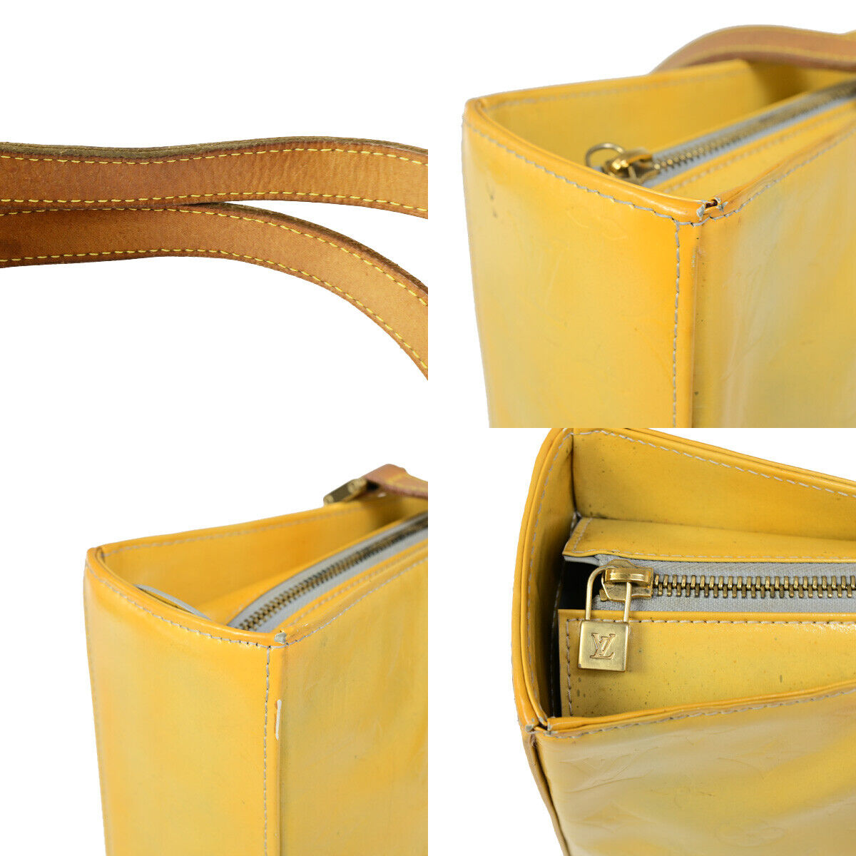Louis Vuitton Columbus Yellow Gold Plated Handbag