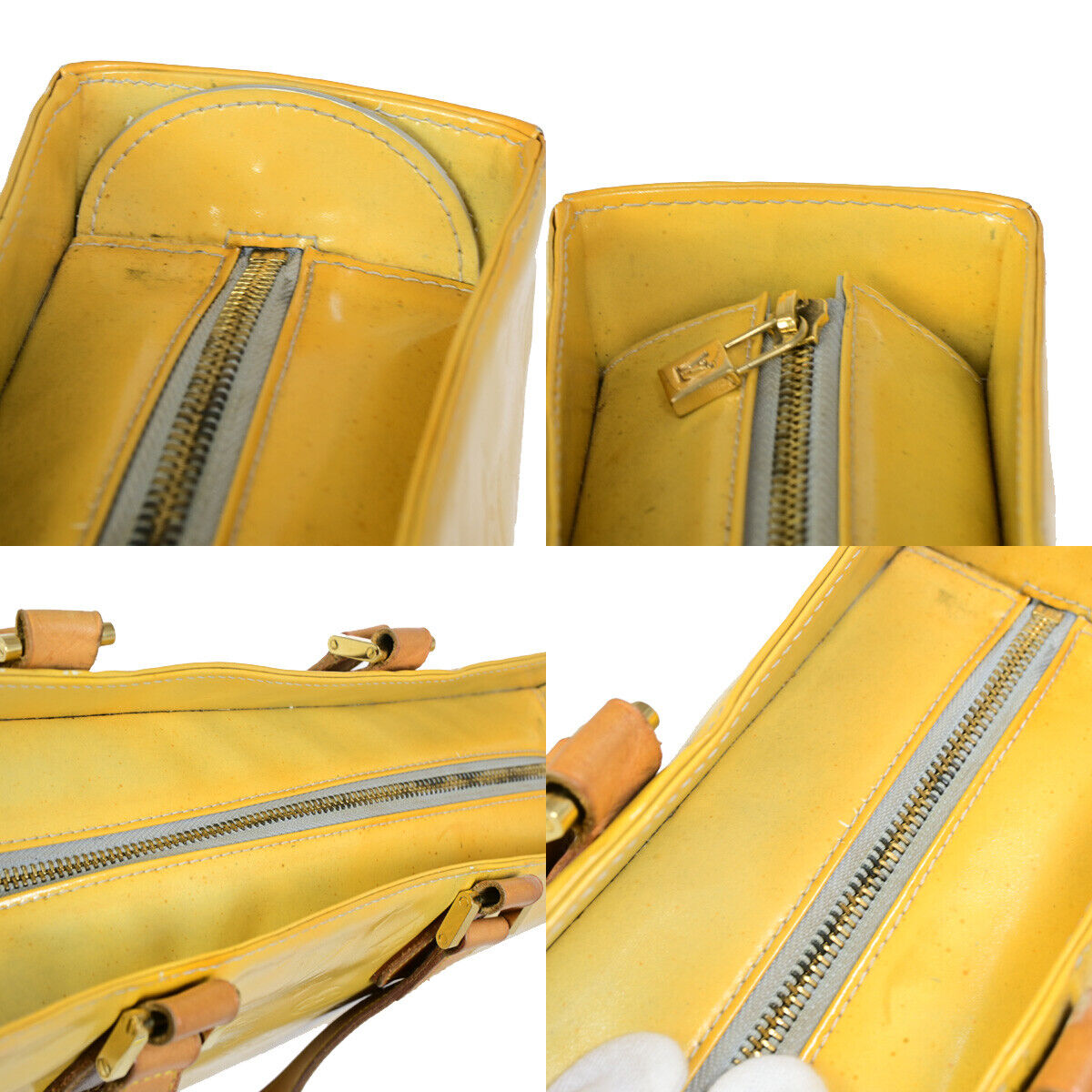 Louis Vuitton Columbus Yellow Gold Plated Handbag