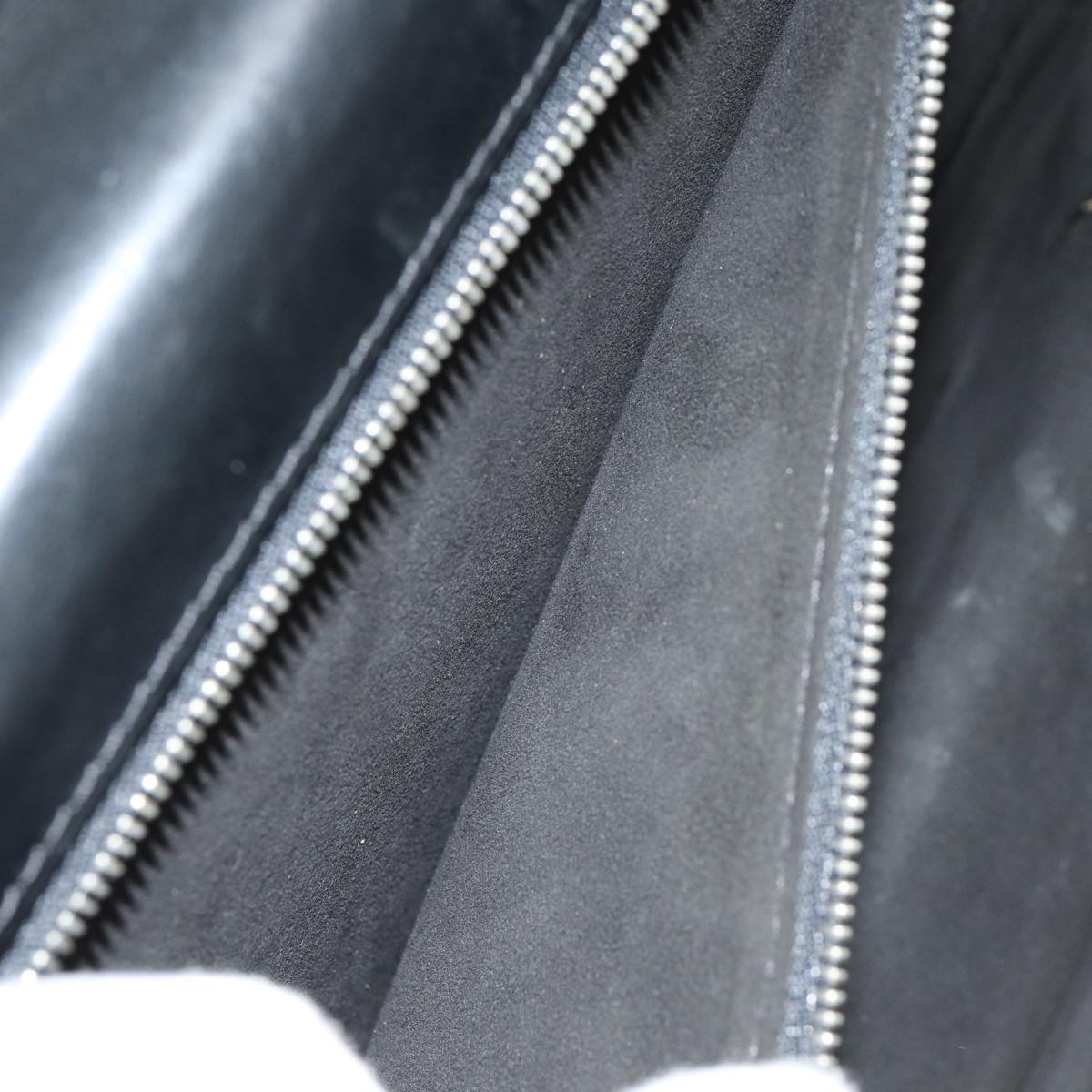 Louis Vuitton Monceau Black Leather Handbag