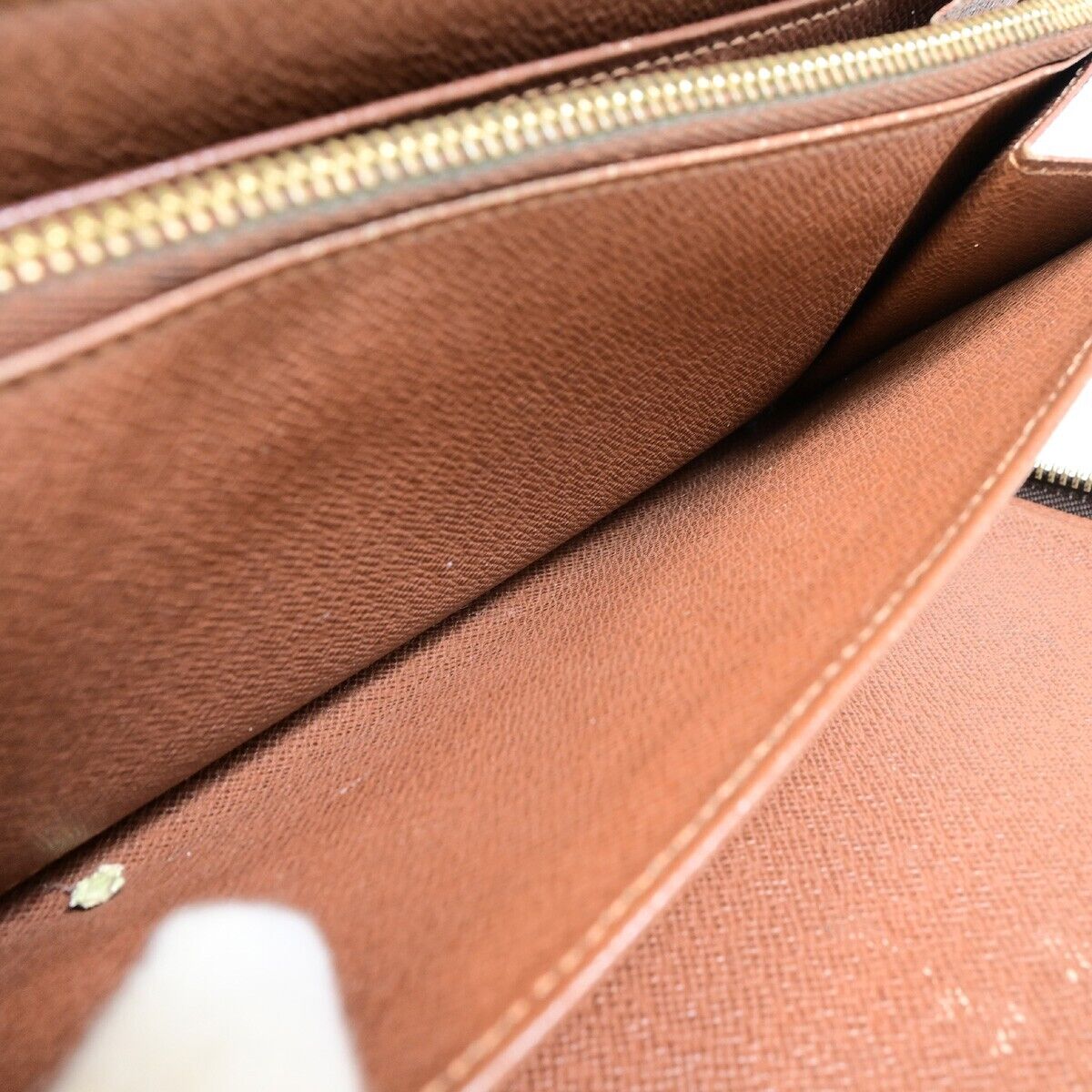 Louis Vuitton Zippy Organizer Brown Calfskin Wallet