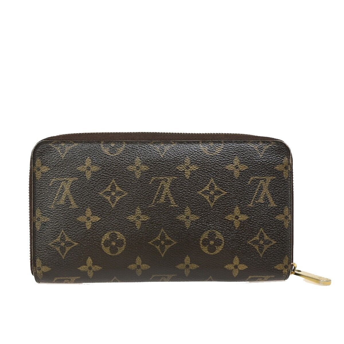 Louis Vuitton Zippy Organizer Brown Calfskin Wallet