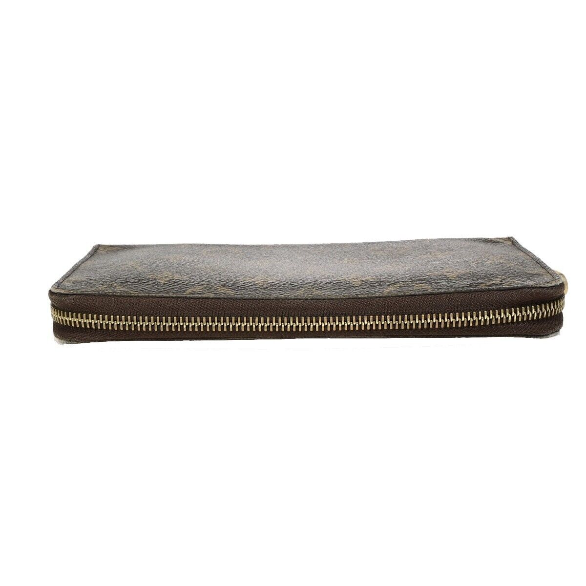 Louis Vuitton Zippy Organizer Brown Calfskin Wallet