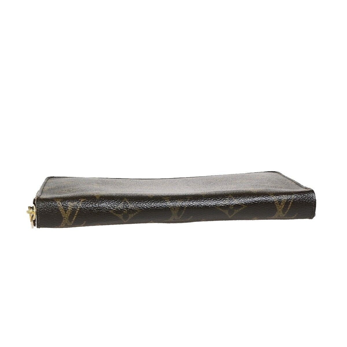 Louis Vuitton Zippy Organizer Brown Calfskin Wallet