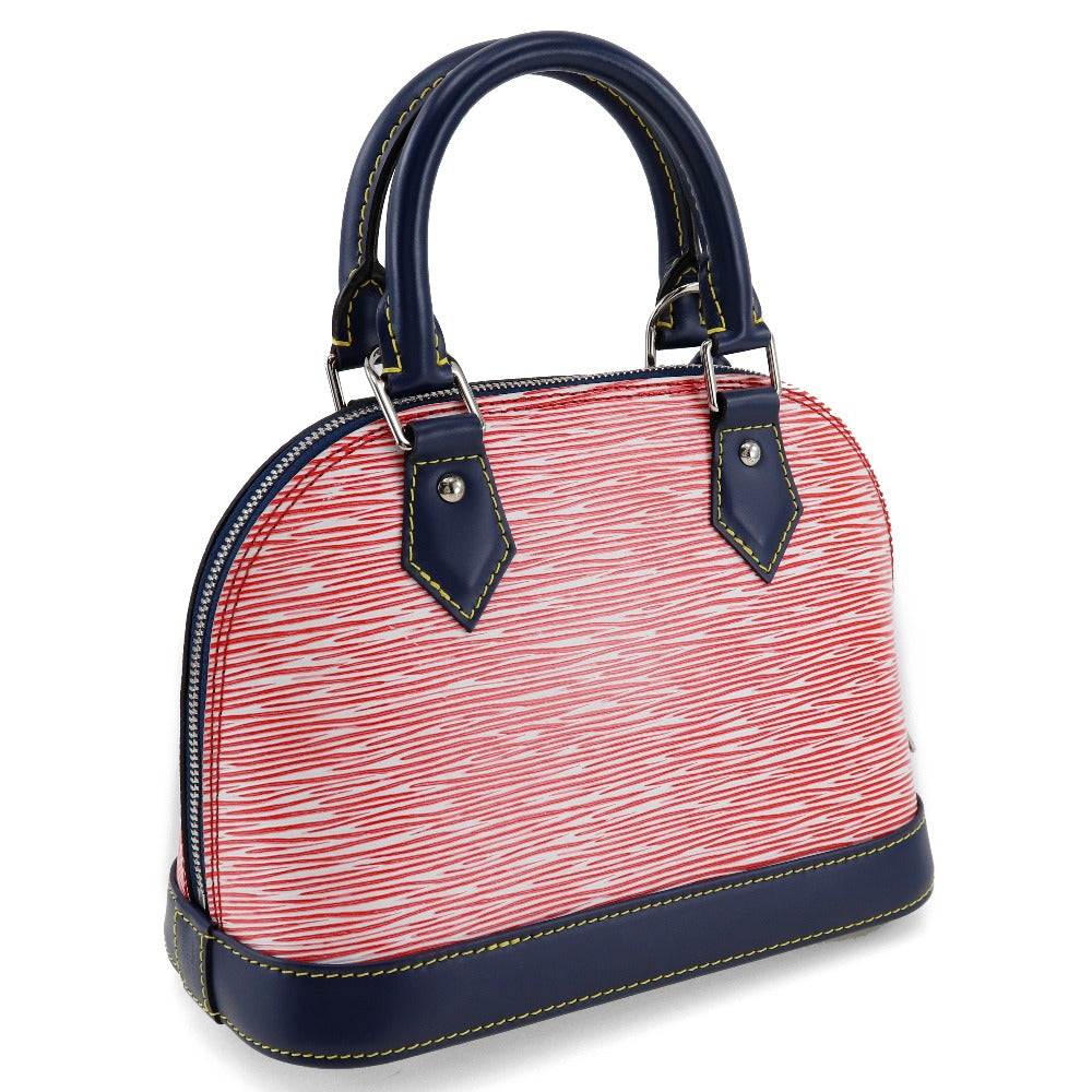 Louis Vuitton Alma Bb Red Leather Handbag